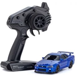 Kyosho Mini-Z AWD Nissan Skyline GT-R V-Spec Nur.II R34 Blue (MA020-KT531P)
