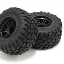 Kyosho Tyres On Rage 2.0 Black Wheels (2)