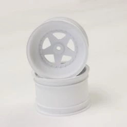 Kyosho Rear Wheel (2) Scorpion 2014 White 2.2 Inch