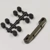 Kyosho Suspension Holder Rb6 (rrrwd) Aluminium Gun Metal
