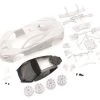 Kyosho Bodyshell McLaren P1 GTR Mini-Z + 2wd Rims (White Body)