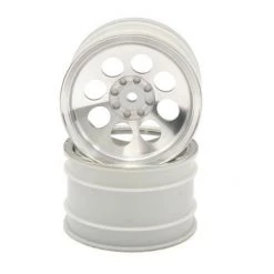 Kyosho 8 Hole Wheel 50mm (Satin Chrome/ 2pcs/ OPTIMA)